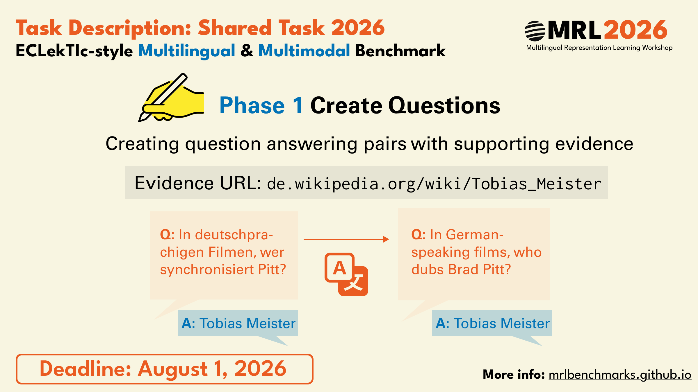 Example of a text question-answer pair